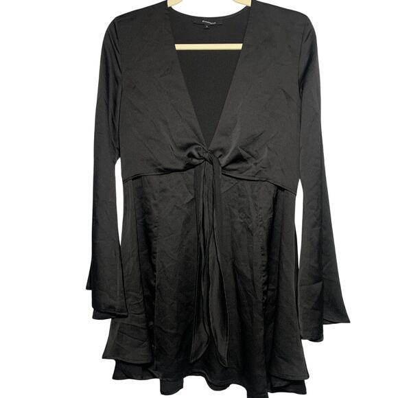 Olivaceous Black Casual Dress Long sleeve SIze Large - Picture 1 of 3
